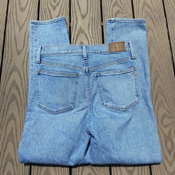 Madewell the perfect vintage jean size 27/4 light wash distressed high rise - Picture 7 of 8